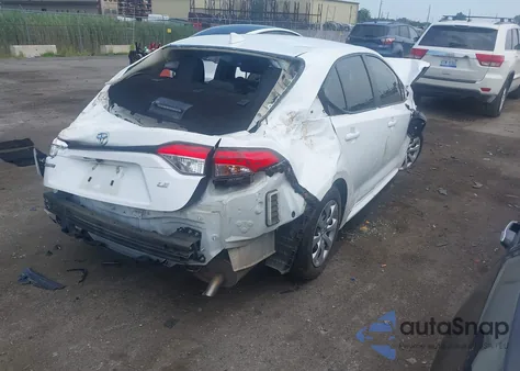 2022 Toyota Corolla Le z USA, uszkodzony, nr VIN JTDEPMAE0N3001769